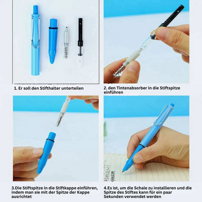 FlowWrite – Einziehbar Springbrunnen Kuli