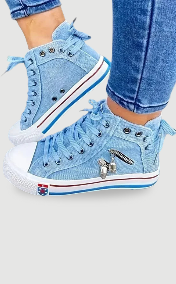 Gabriella | Trendige Schuhe im Denim-Look