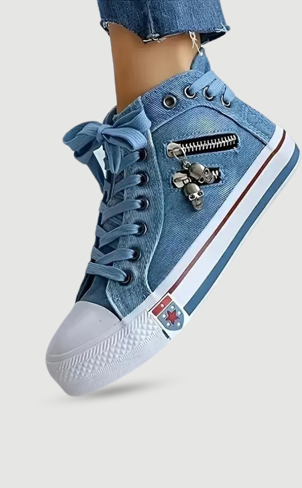 Gabriella | Trendige Schuhe im Denim-Look