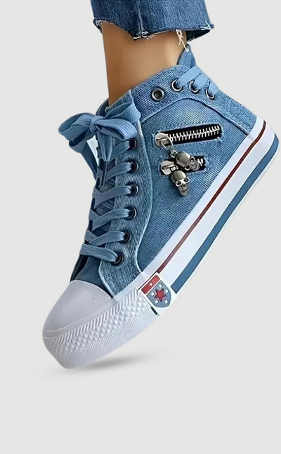 Gabriella | Trendige Schuhe im Denim-Look