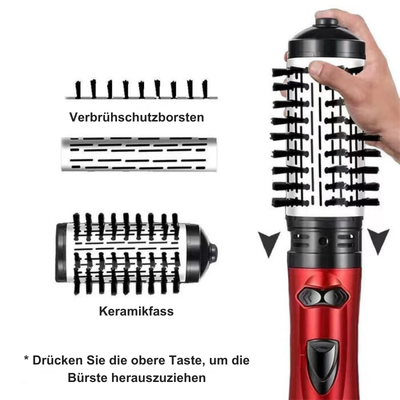 CurlFlow – 2-in-1-Heißluft Styler und Rotierender Haartrockner