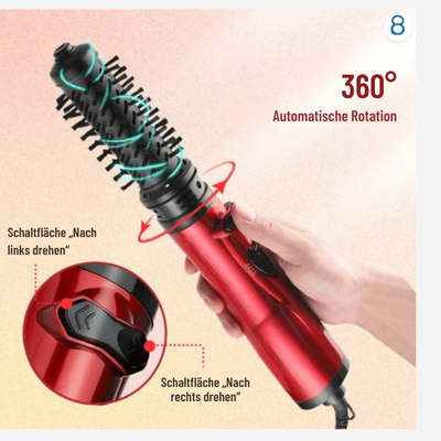 CurlFlow – 2-in-1-Heißluft Styler und Rotierender Haartrockner