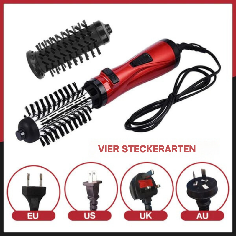 CurlFlow – 2-in-1-Heißluft Styler und Rotierender Haartrockner