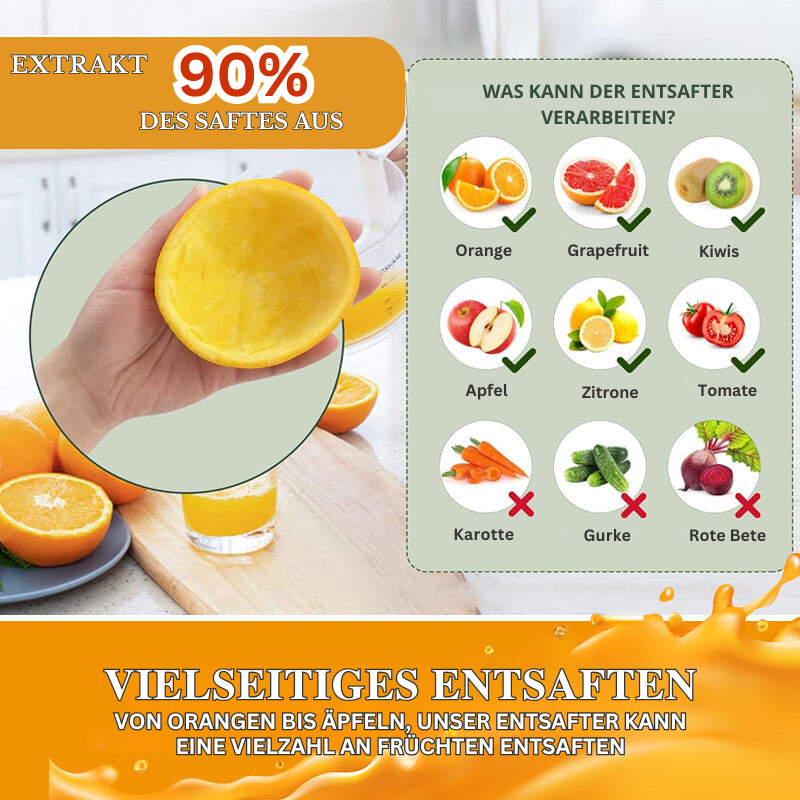 FruitFuse - USB Tragbare Entsaftermaschinen