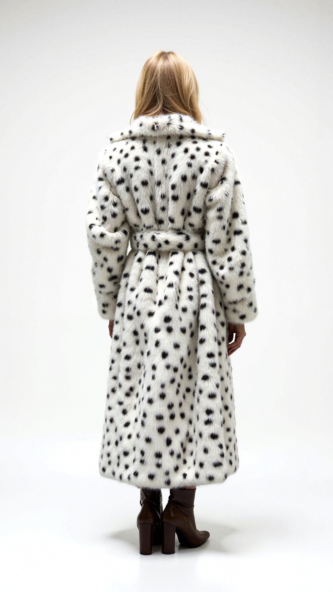 Morgana – Lange Kunstpelzjacke