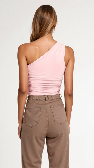 Ärmelloses One-Shoulder-Top Briony