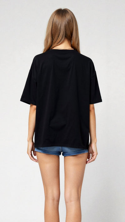 Oriana Basic Oversize-T-Shirt