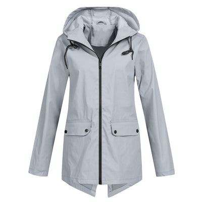 Leichte Regenjacke mit Kapuze für Damen