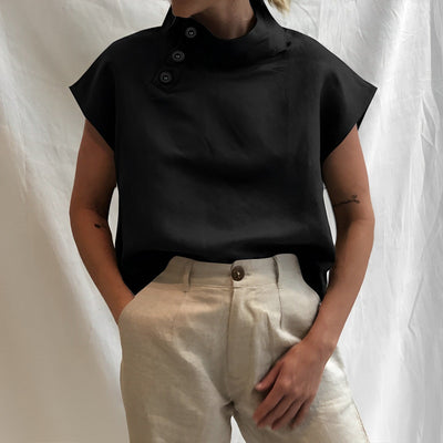 Lina – Stilvolle Bluse mit maskulinem Touch & Vintage-Charme