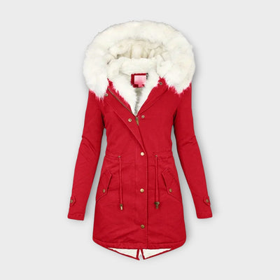 Ivanelle – Winterjacke mit Fellkapuze