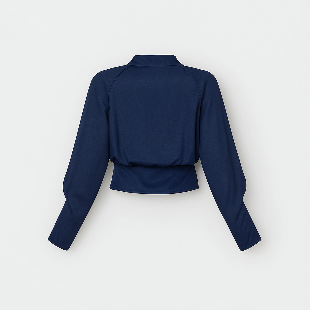 Elegante Damen Bluse mit Puffärmeln