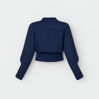 Elegante Damen Bluse mit Puffärmeln