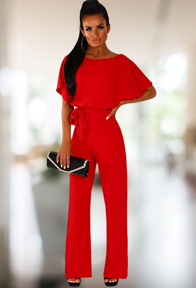 Faye - Eleganter Jumpsuit mit Ärmeln