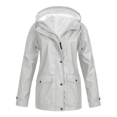 Regenjacke Damen Warm Gefüttert | Winddicht & Elegant