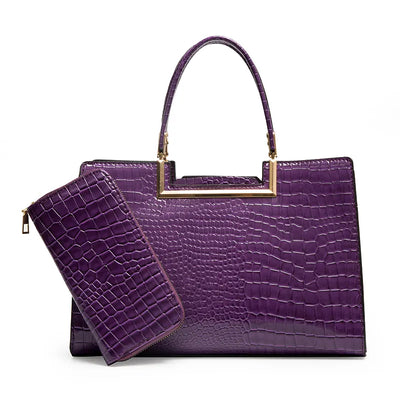 Rosa Panicucci Handtasche und Umhängetasche + Portemonnaie als Geschenk