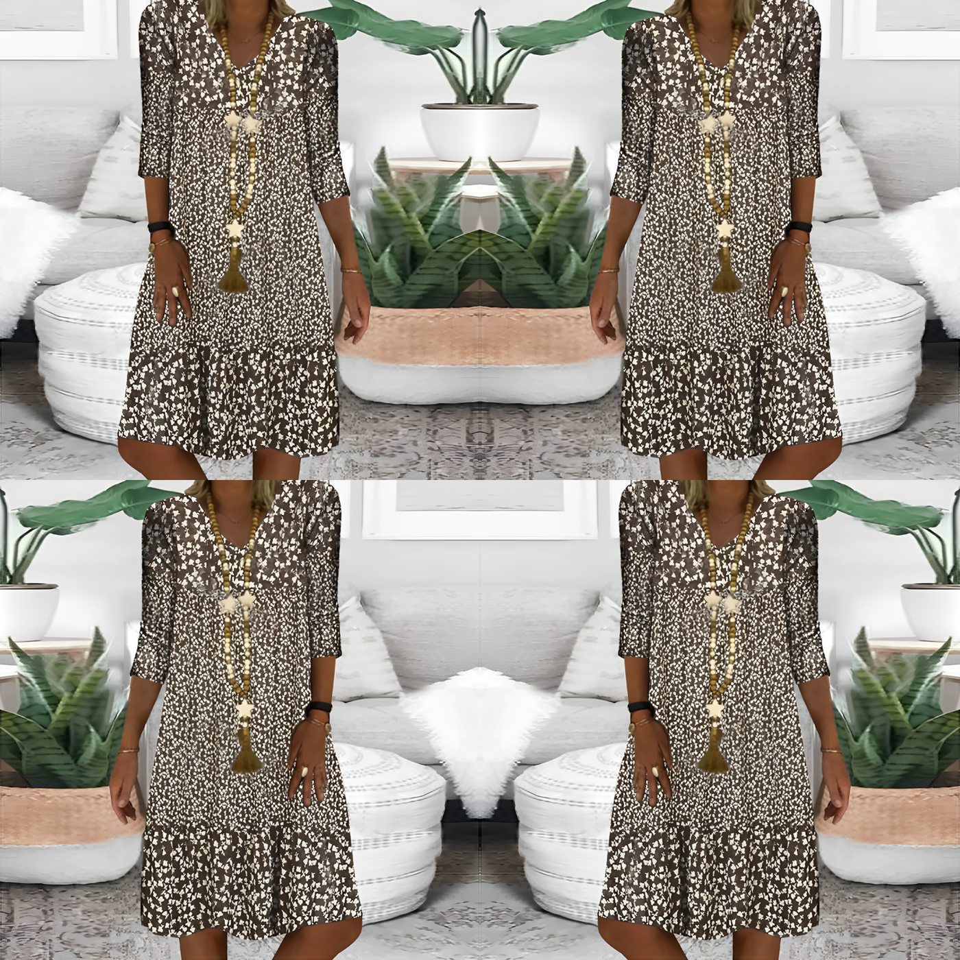 Lisa | Romantisches Prärie Minikleid