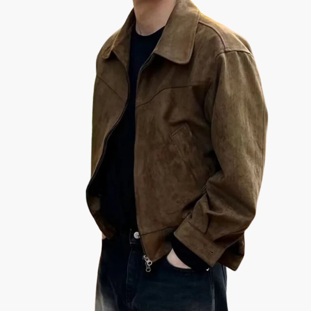 Herrenjacke mit Reißverschluss