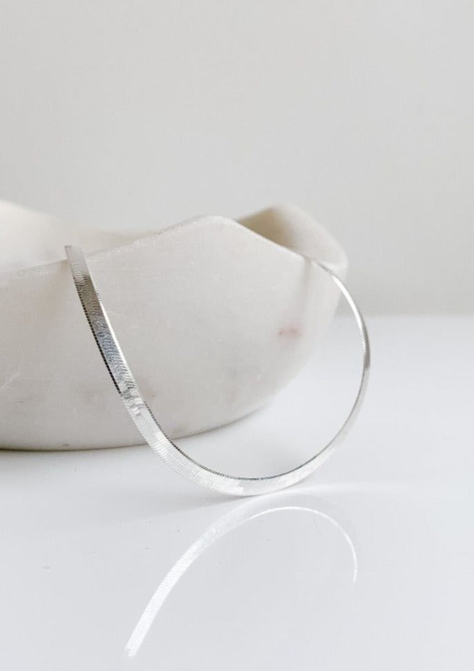 Sophie | Zeitloses Clara Fußkettchen in  Silber