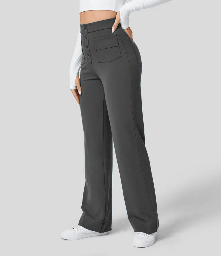 Hoch Taillierte Hose für Elegante Silhouette