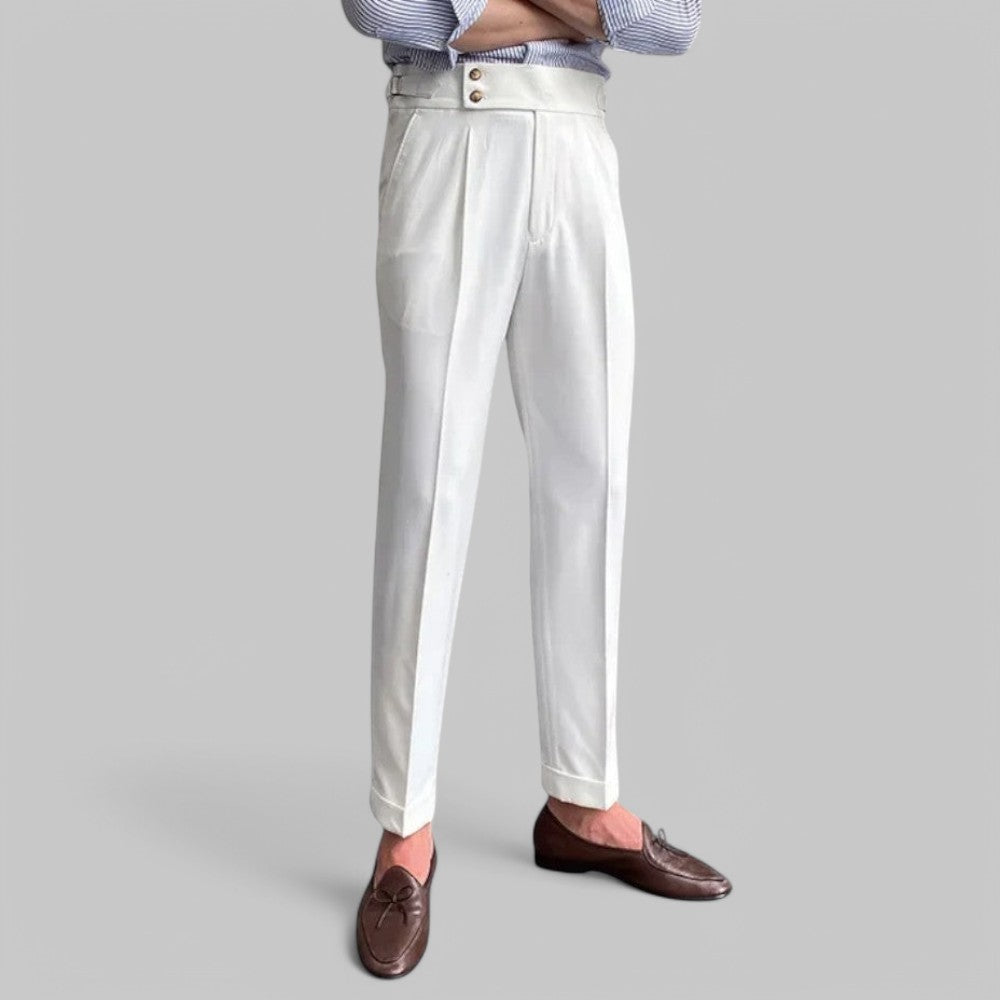 Bernd | Stilvolle Hochtaillierte Hose