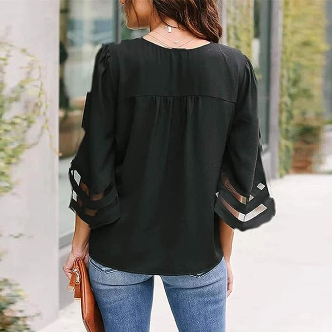 Sommerliche Hawaii Damen Bluse