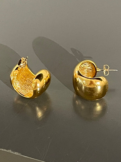 Zendoo | Große runde Ohrringe Gold