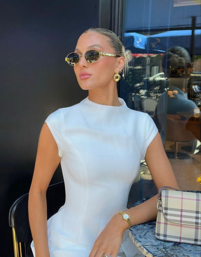 Vintage Damen Sonnenbrille – Klassisch, Klein & UV400 Schutz