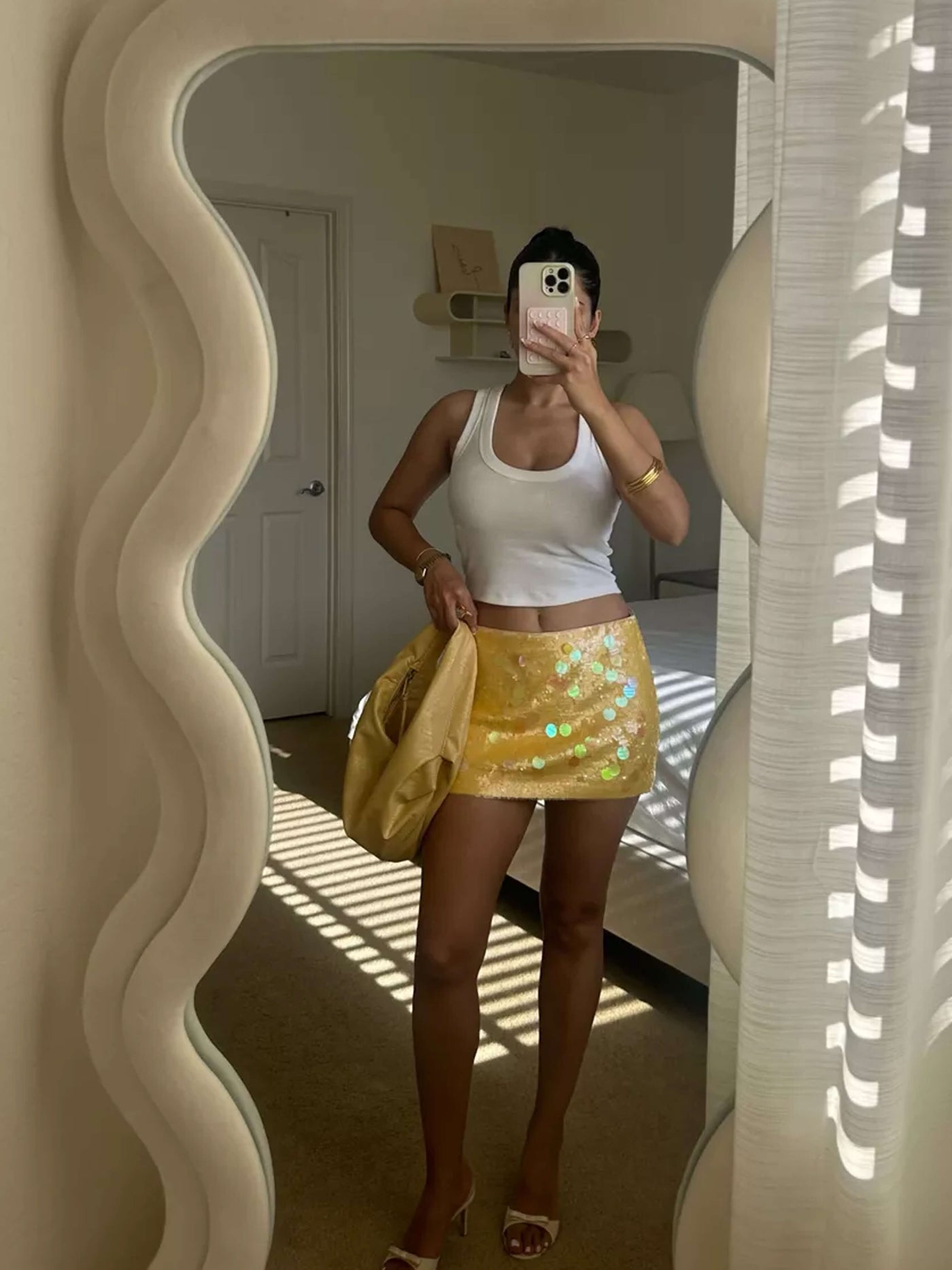 Ilana Sequin Mini Skirt