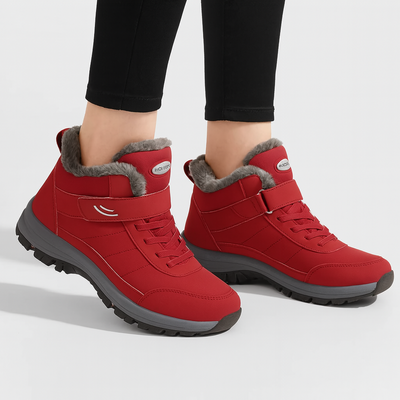 Ivy | Plüschgefütterte Winter-High-Top-Schneesneaker für Damen