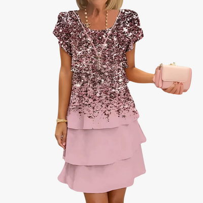 Elegantes Damen Maxikleid mit Blumenmuster