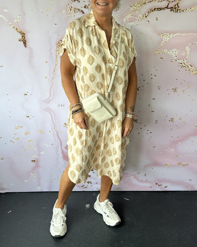 Elegantes Damen Wickelkleid mit V-Ausschnitt