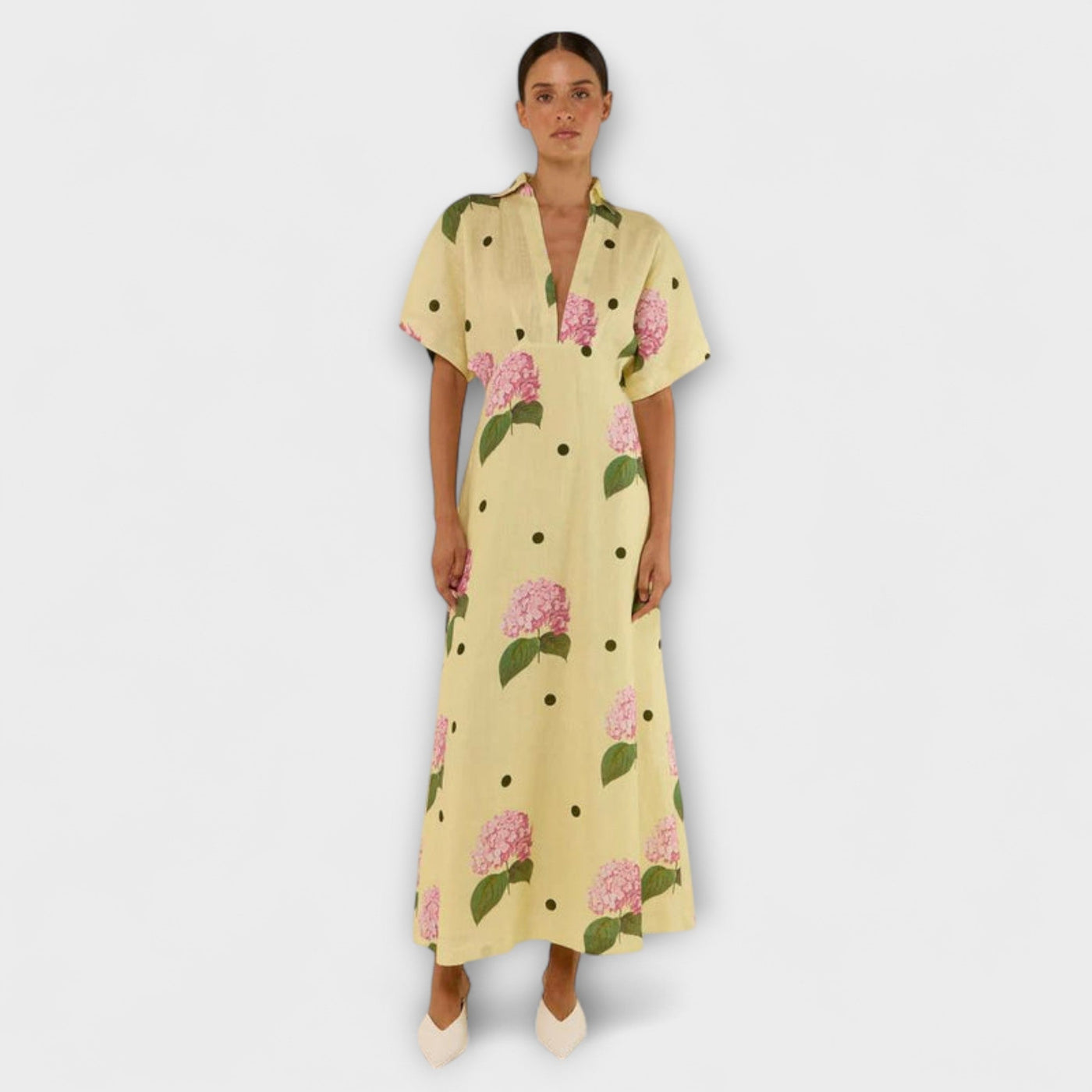 Kayla - Langes, Fließendes Kleid