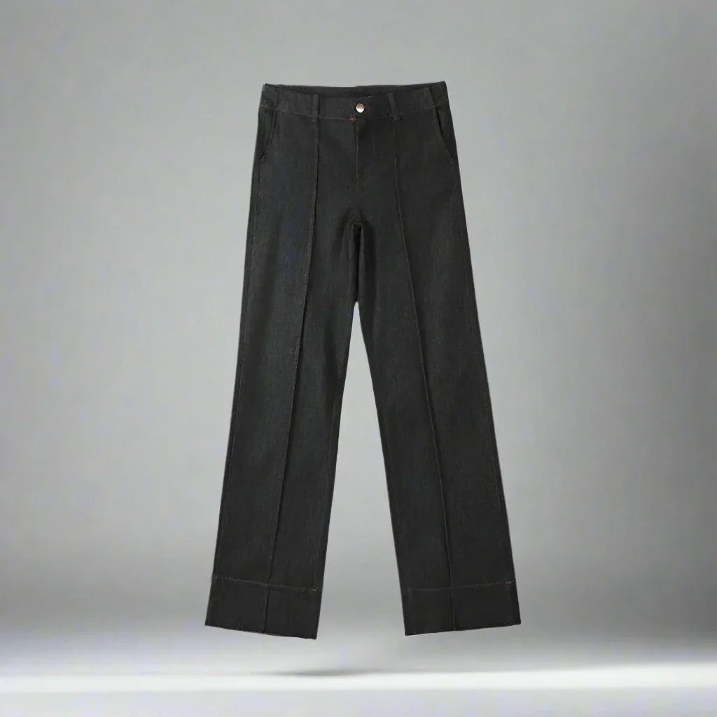 Vintage Damen Jeans-Anzug mit weitem Bein