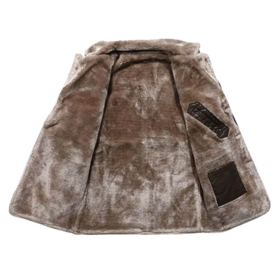 Kyler - Elegante Lederjacke mit Fleecefutter