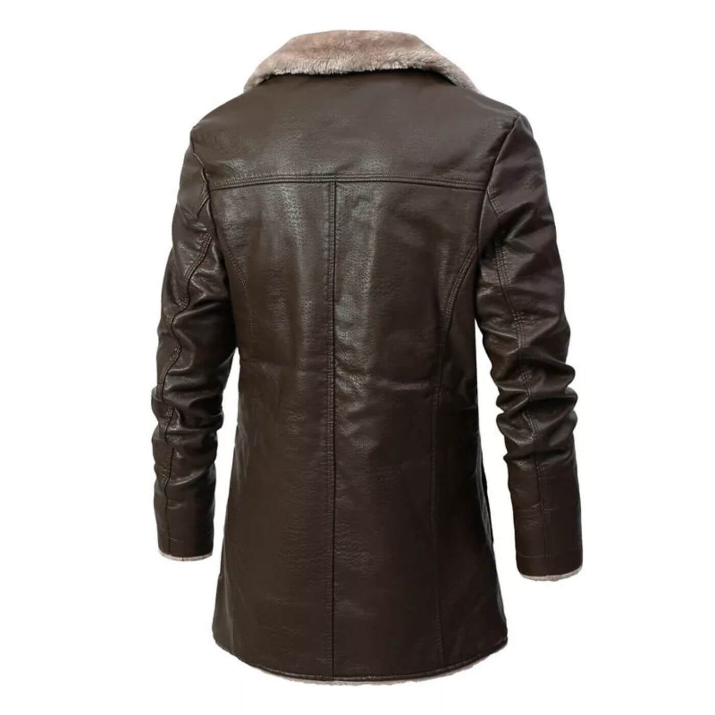 Kyler - Elegante Lederjacke mit Fleecefutter