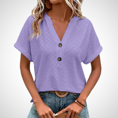 Jennifer Lässig Bluse mit V-Ausschnitt