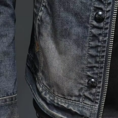 Nathan | Trendige Herren-Denimjacke mit Komfortschnitt