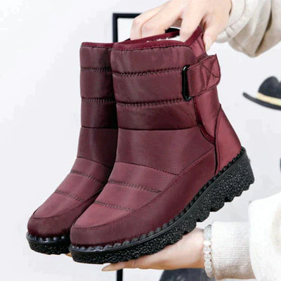 Winterschuhe Damen | Mittelhoch Mit Klettverschluss