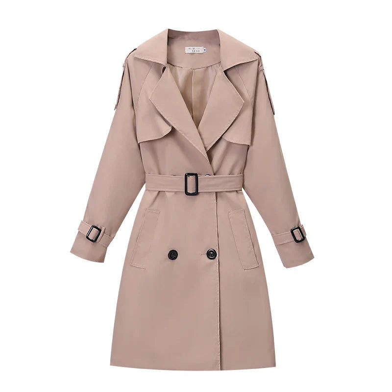 Molly | Eleganter schicker Trenchcoat traf Riem