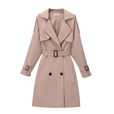 Molly | Eleganter schicker Trenchcoat traf Riem