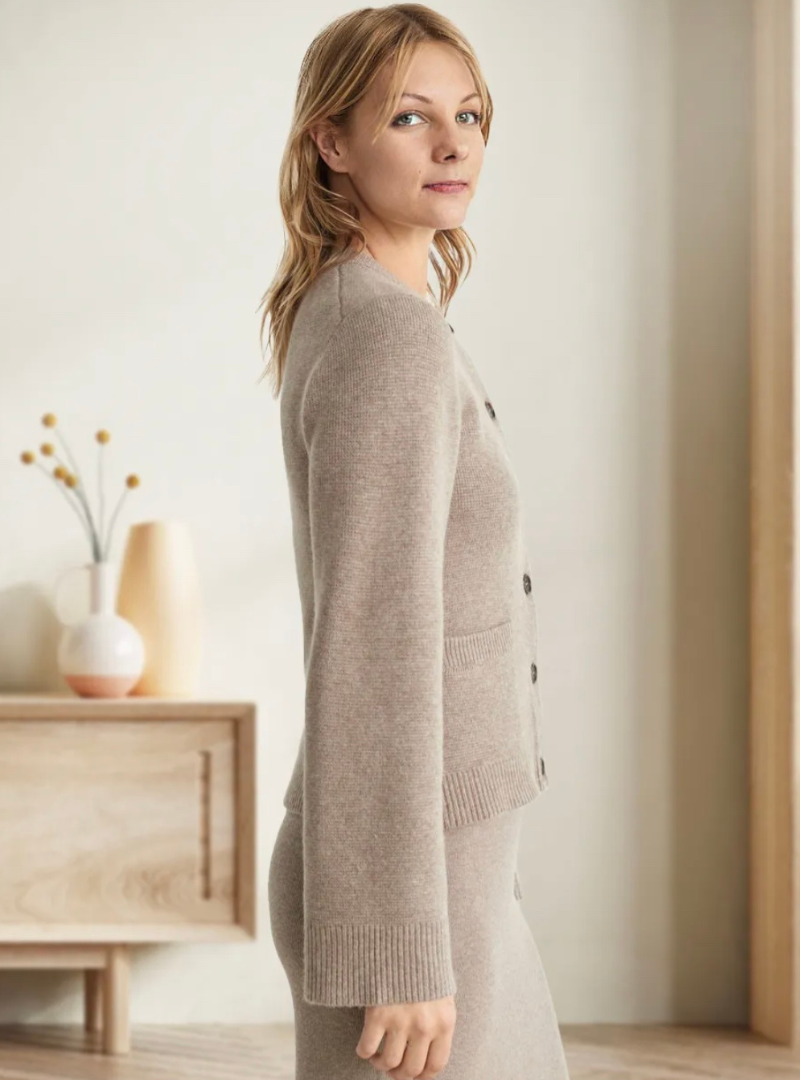 Sabine | Ausgestellten Ärmeln Lässiger Cardigan