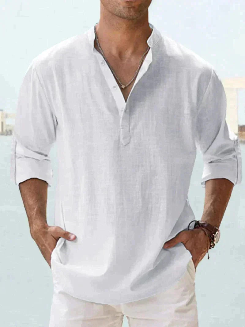 Kasandro | Men's Summer Shirt, Lightweight, Breathable, Stylish for Warm Weather