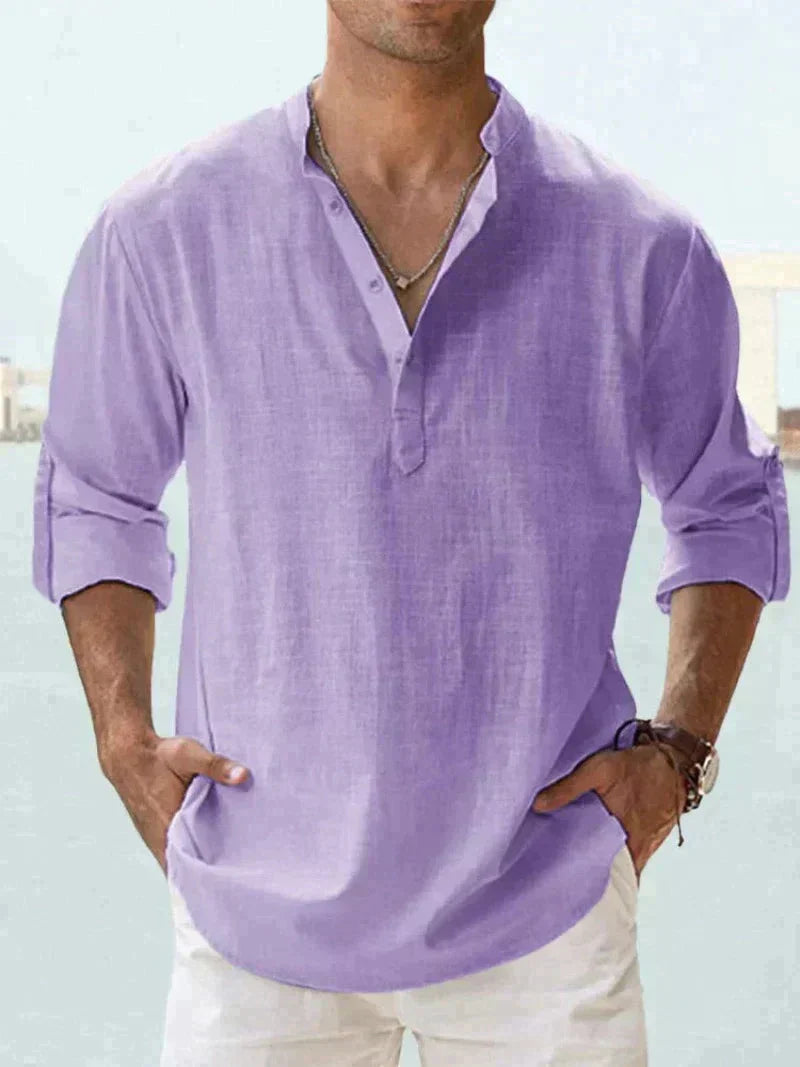 Kasandro | Men's Summer Shirt, Lightweight, Breathable, Stylish for Warm Weather