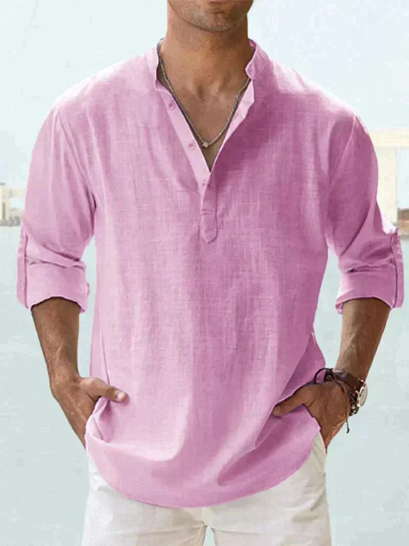 Kasandro | Men's Summer Shirt, Lightweight, Breathable, Stylish for Warm Weather