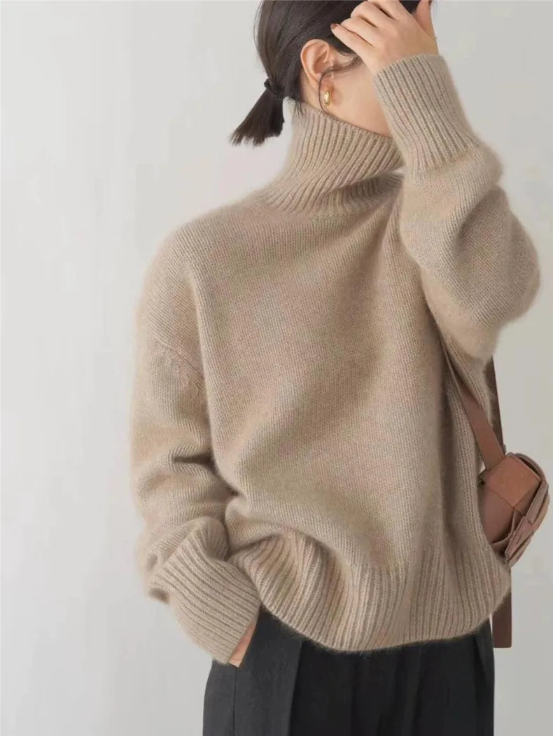 Veloura Rollkragenpullover