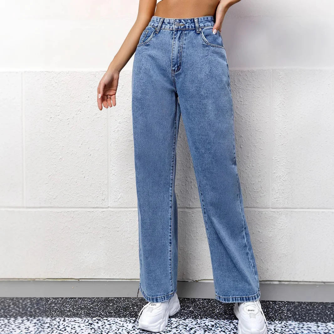 Jessica | Lässige High Waisted Mom Jeans