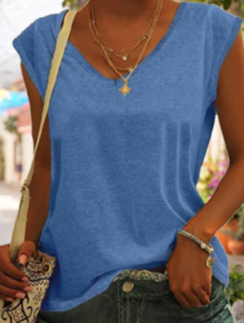 Marie | Elegantes T Shirt mit V Ausschnitt