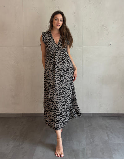 Wild Grace Maxikleid mit Rückenausschnitt