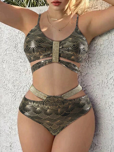Harriet® | Push-Up-Bikini mit Metallic-Details