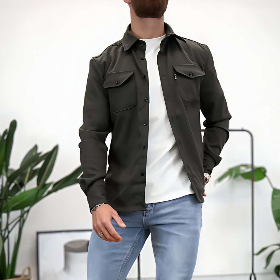 Dave | Stilvolles Overshirt für Herren